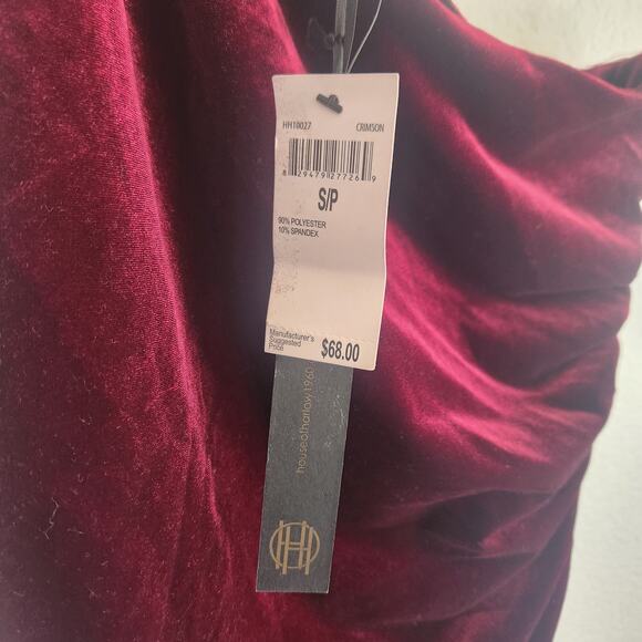 House of Harlow 1960 Women's Size Small One Shoulder Red Sheath Dress NWT - Picture 9 of 9